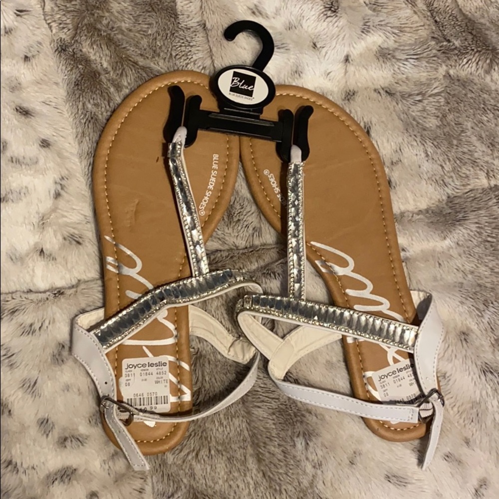 Brand New Silver Dressy Sandals